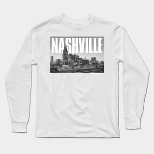 Nashville Cityscape Long Sleeve T-Shirt
